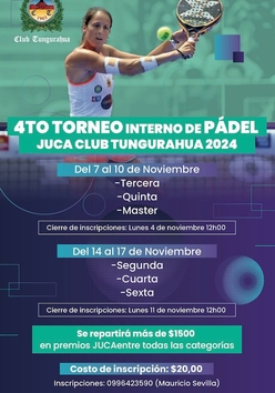 Cartel del torneo